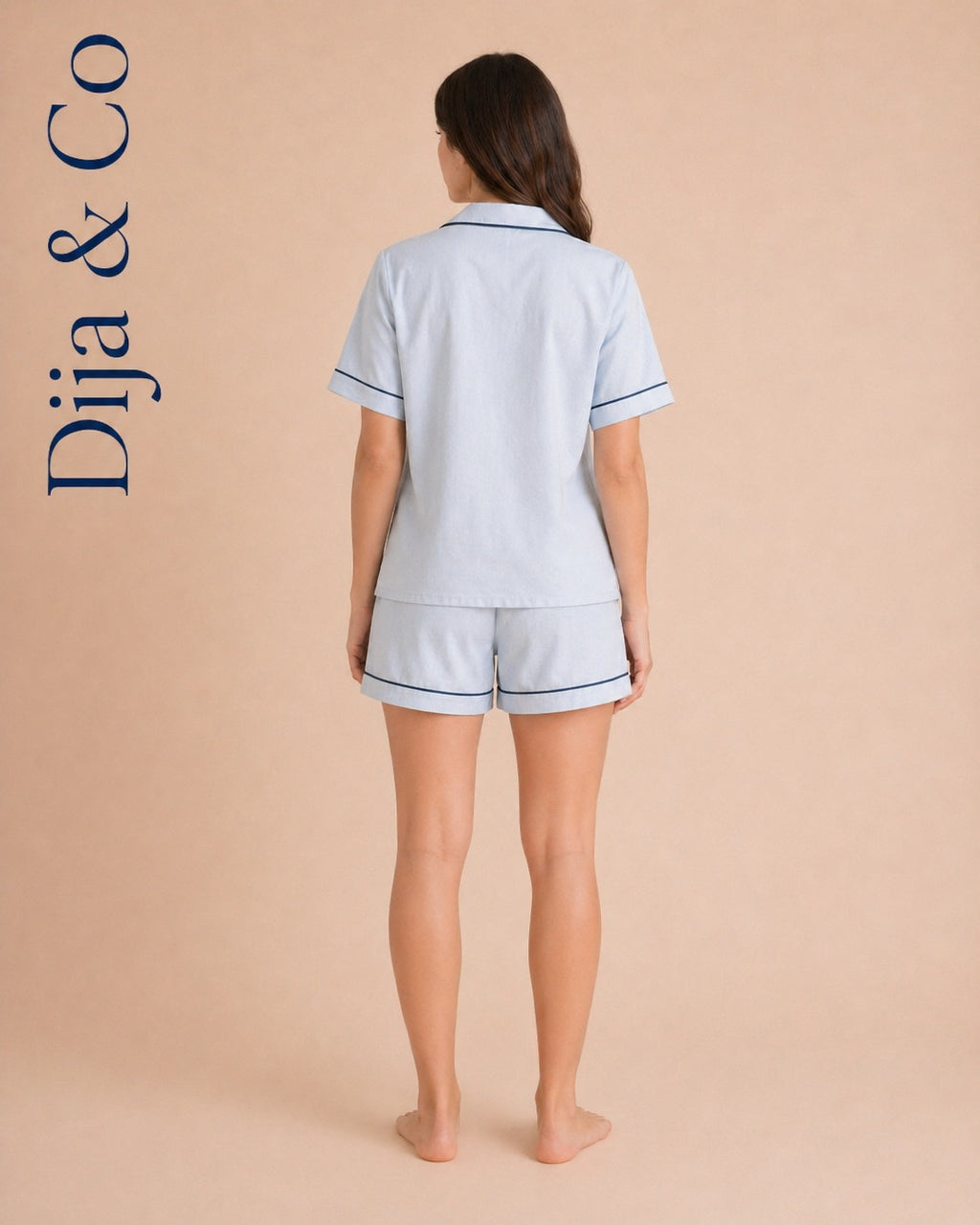 100% Cotton PJ Set with Shorts