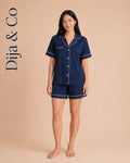 100% Cotton PJ Set with Shorts