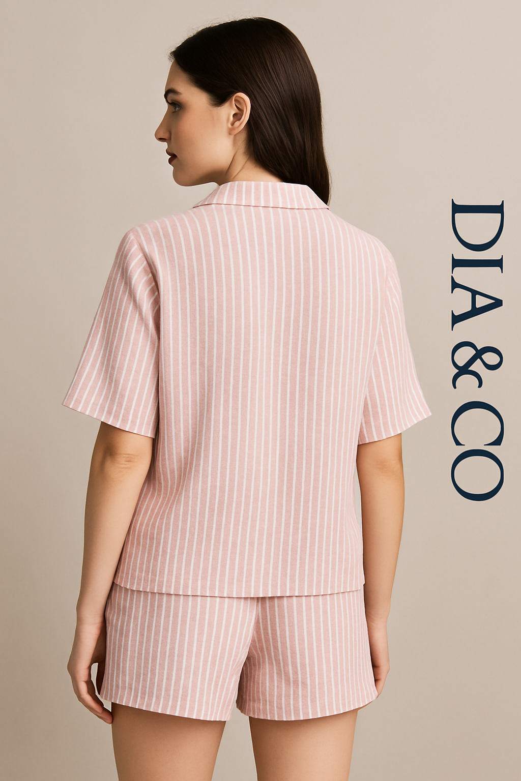 Pyjama Set – shorts pink