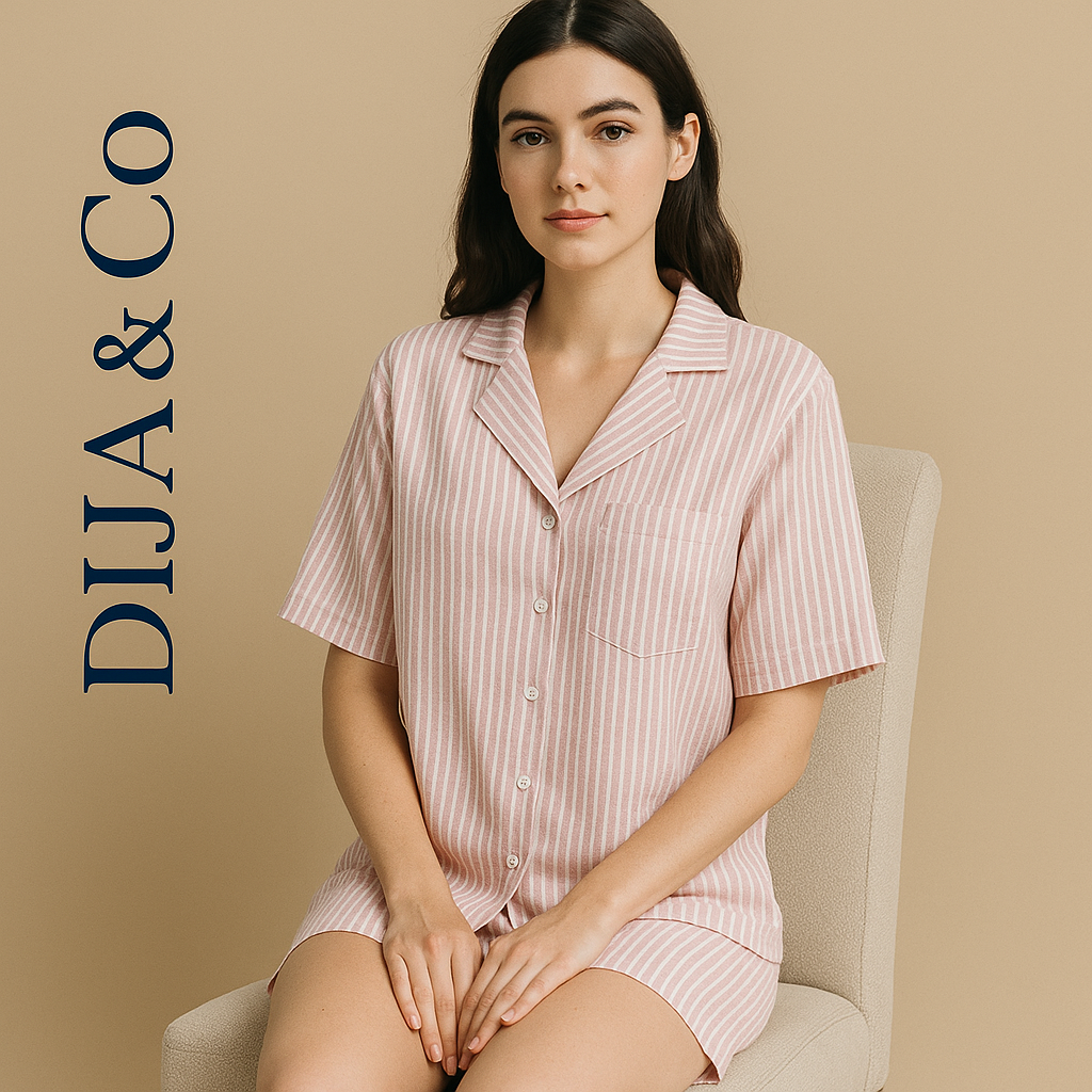 Pyjama Set – shorts pink